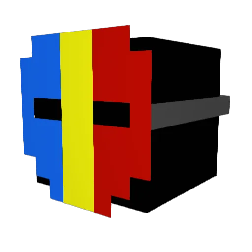 _Syoxexe_ Minecraft avatar head, 3D render