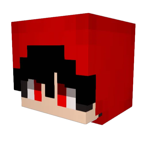 _Sype Minecraft avatar head, 3D render