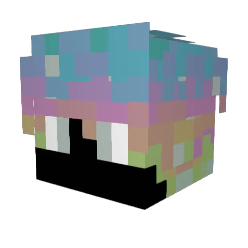 _Syphon_ Minecraft avatar head, 3D render