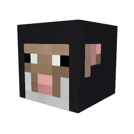 _SyxGod_ Minecraft avatar head, 3D render