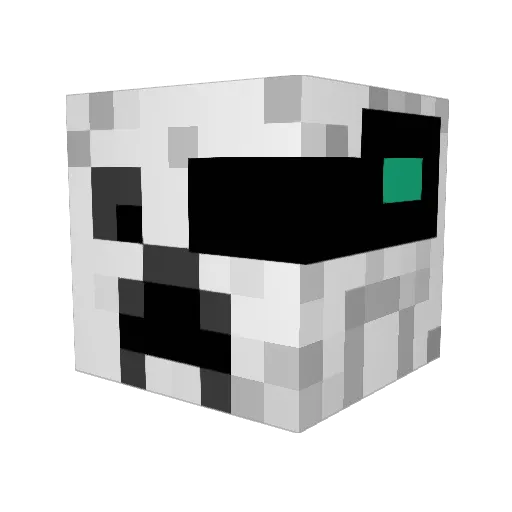 _T0rm1s Minecraft avatar head, 3D render