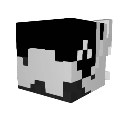 _TD__ Minecraft avatar head, 3D render