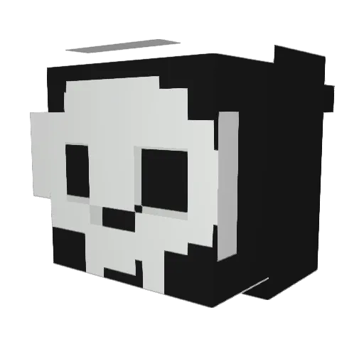 _THE_GOAT__ Minecraft avatar head, 3D render