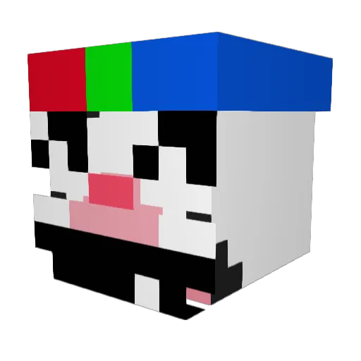 _THE_KRAKEN_ Minecraft avatar head, 3D render