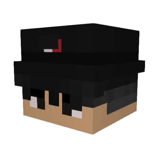 _THE_ROSE_ Minecraft avatar head, 3D render