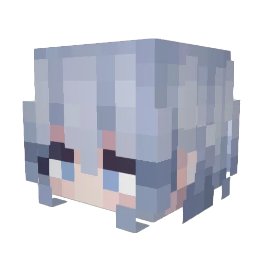 _THORNAPPLE Minecraft avatar head, 3D render