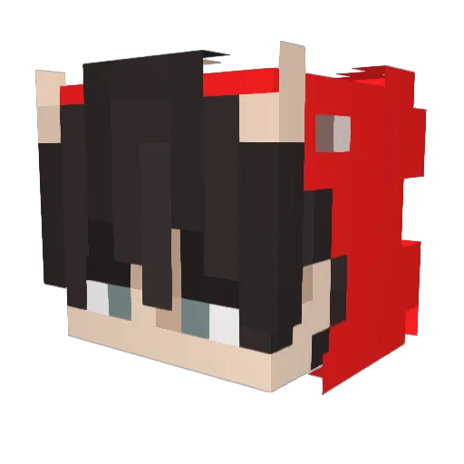 _TKGAMER_ Minecraft avatar head, 3D render