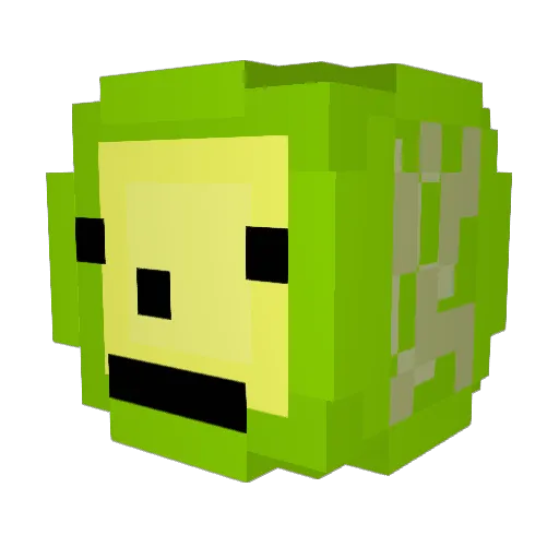 _TOM_TOM_TOM_ Minecraft avatar head, 3D render