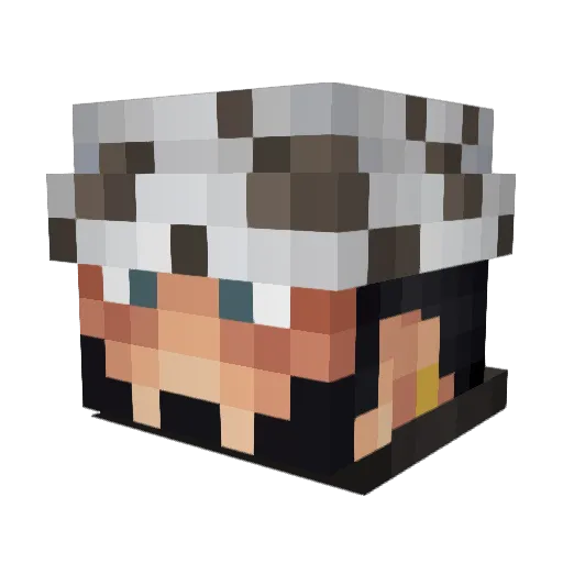 _TONANTE_ Minecraft avatar head, 3D render