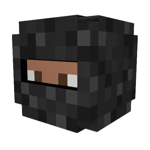 _TRIZX_ Minecraft avatar head, 3D render