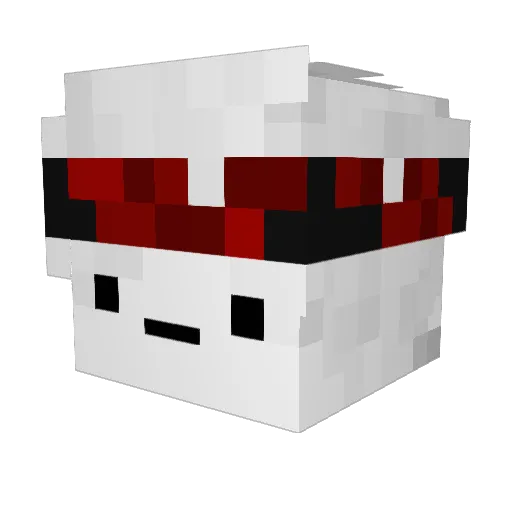 _TWEAZY_dz Minecraft avatar head, 3D render