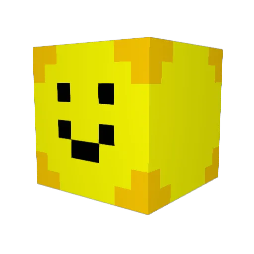 _T_K_ Minecraft avatar head, 3D render