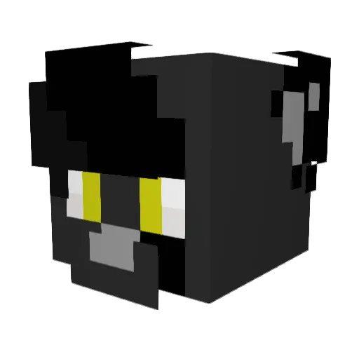 _T_XD Minecraft avatar head, 3D render