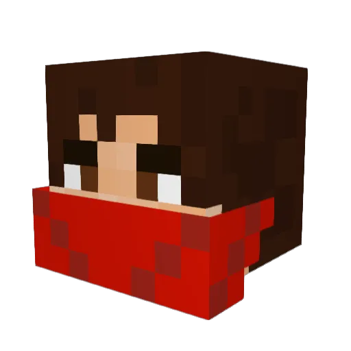 _Tackles_ Minecraft avatar head, 3D render