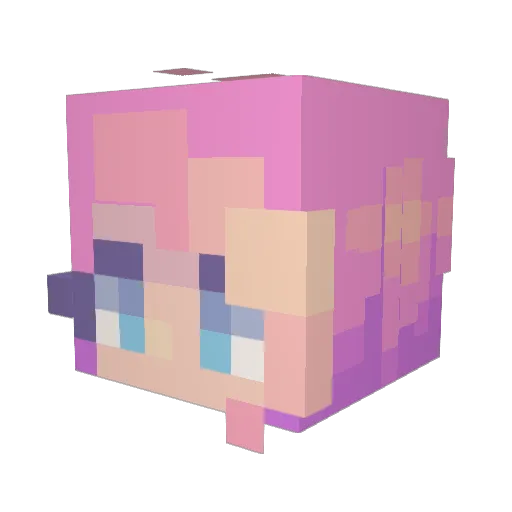 _Tacocat_123 Minecraft avatar head, 3D render