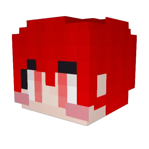 _Taek_ Minecraft avatar head, 3D render