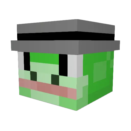_TailWhip_ Minecraft avatar head, 3D render