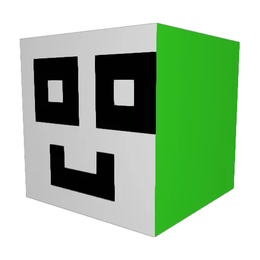 _Tamy Minecraft avatar head, 3D render