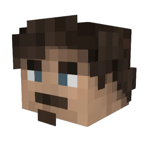 _Tangent__ Minecraft avatar head, 3D render