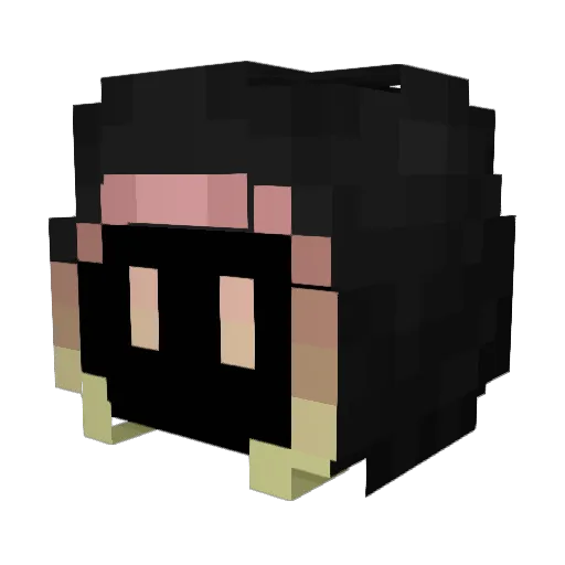 _Taza_ Minecraft avatar head, 3D render
