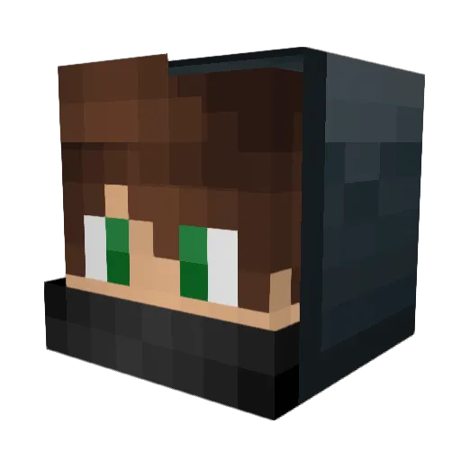 _Th0m Minecraft avatar head, 3D render