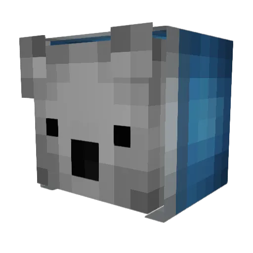 _ThatKoala_ Minecraft avatar head, 3D render
