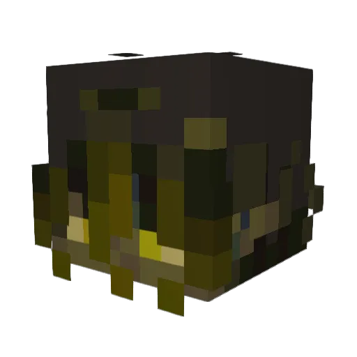 _TheArchivist Minecraft avatar head, 3D render