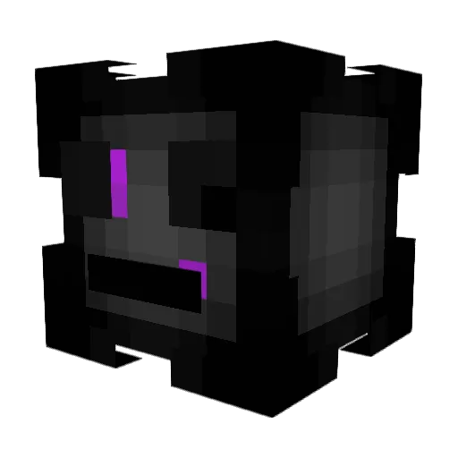 _TheBlackShark_ Minecraft avatar head, 3D render