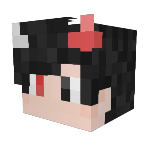 _TheCloudII_ Minecraft avatar head, 3D render