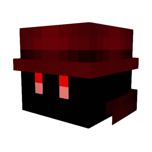_TheDarkPotato_ Minecraft avatar head, 3D render