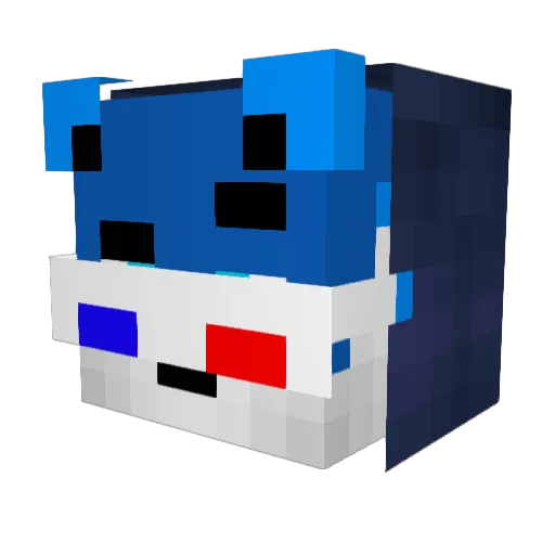 _TheDevilLP_ Minecraft avatar head, 3D render