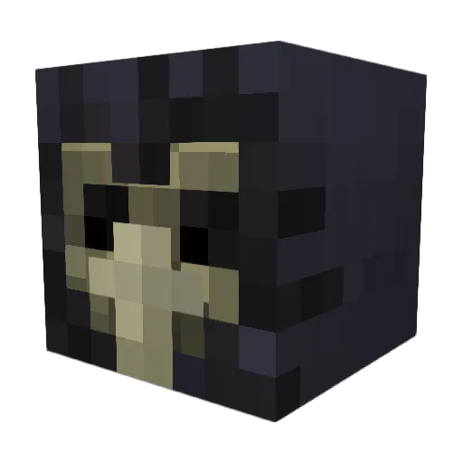 _TheDevilsRaven Minecraft avatar head, 3D render