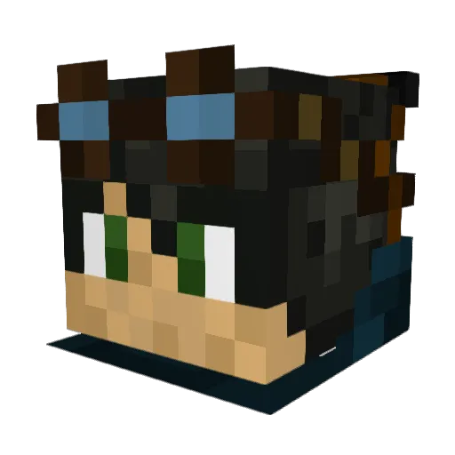 _TheDiamond_ Minecraft avatar head, 3D render