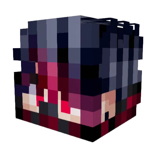 _TheDuckyZz Minecraft avatar head, 3D render