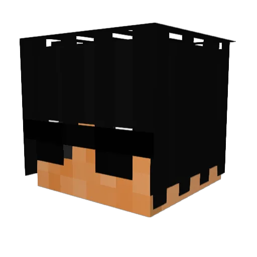 _TheEndyMGS_ Minecraft avatar head, 3D render