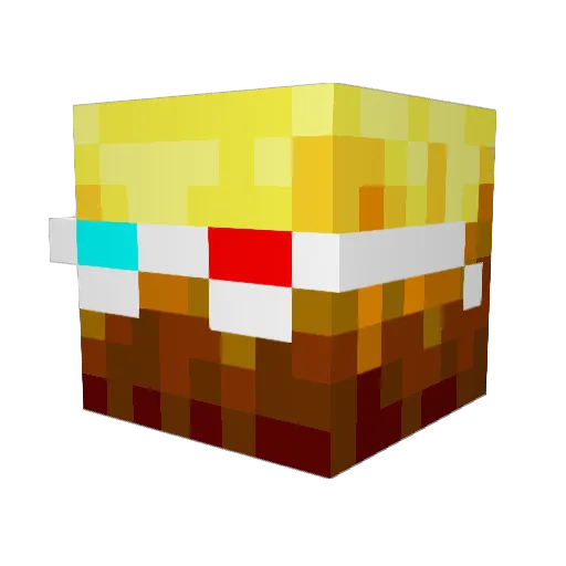 _TheGoodGuy_ Minecraft avatar head, 3D render