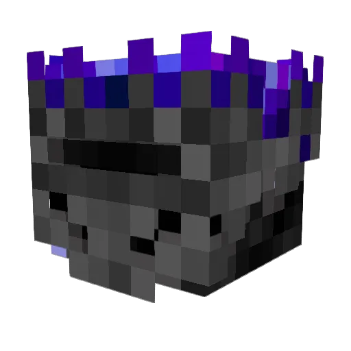 _TheHuntsman Minecraft avatar head, 3D render