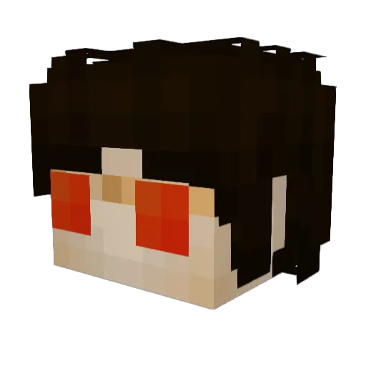_TheIra Minecraft avatar head, 3D render