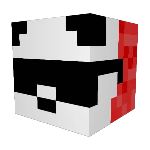 _TheKoolPanda_ Minecraft avatar head, 3D render