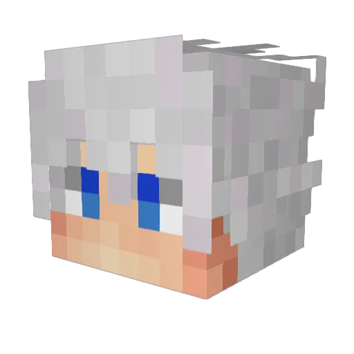 _TheKorYp4Ik_ Minecraft avatar head, 3D render