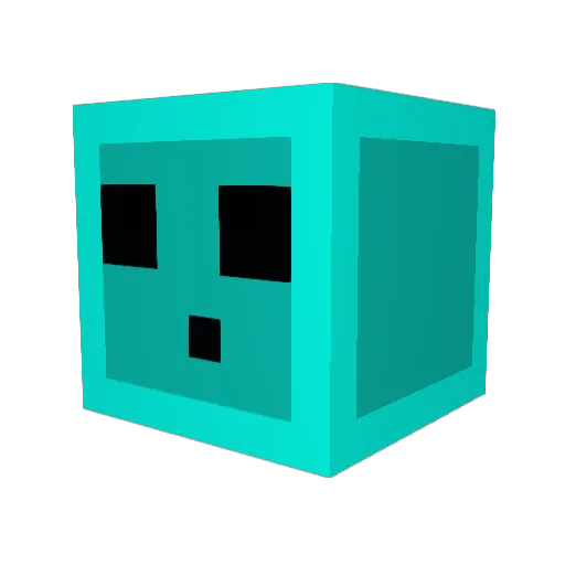 _TheMailMan Minecraft avatar head, 3D render