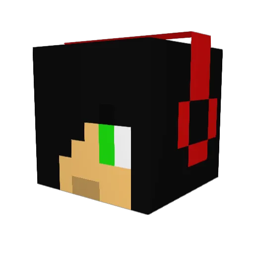 _TheMatik_ Minecraft avatar head, 3D render