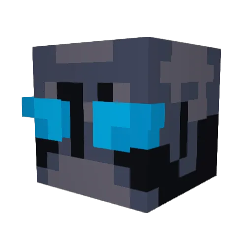 _TheMrdark_ Minecraft avatar head, 3D render