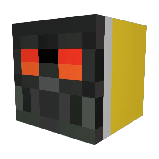 _TheNeonCreeper_ Minecraft avatar head, 3D render
