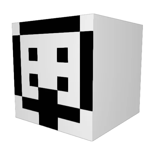 _TheNetwork Minecraft avatar head, 3D render