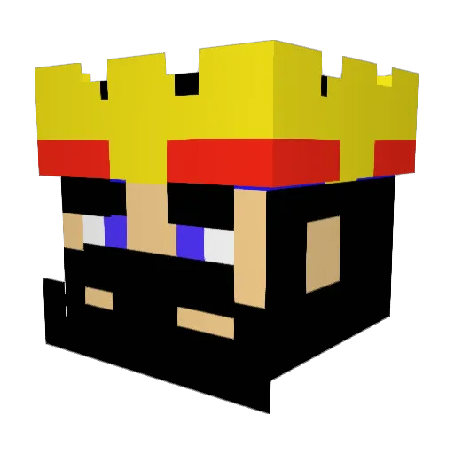 _ThePinkpvp_ Minecraft avatar head, 3D render