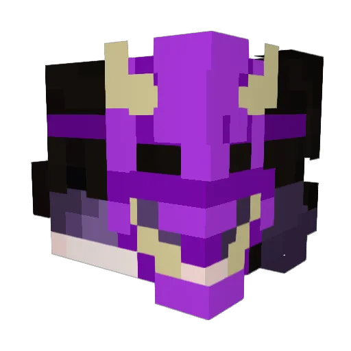 _TheRealNPC_ Minecraft avatar head, 3D render