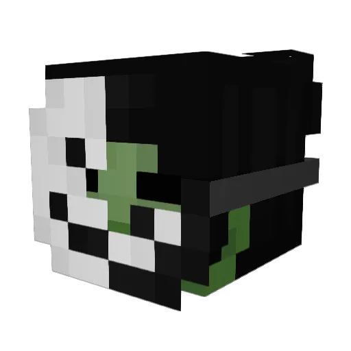 _TheRonax_ Minecraft avatar head, 3D render