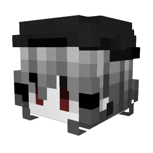 _TheSommelier Minecraft avatar head, 3D render