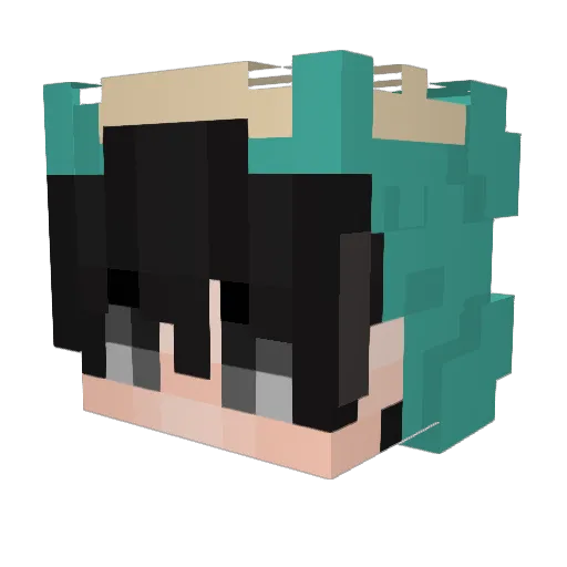 _TheSoulWarrior_ Minecraft avatar head, 3D render